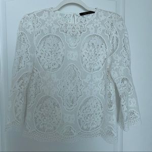 Zara lace shirt